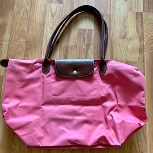 Longchamp Le Pliage large long straps tote